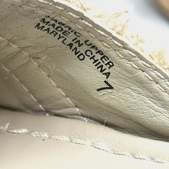 Yellow Box Maryland Beige Fringed Rhinestones Faux Pearls Cluster Sandals Size 7 - Picture 9 of 9